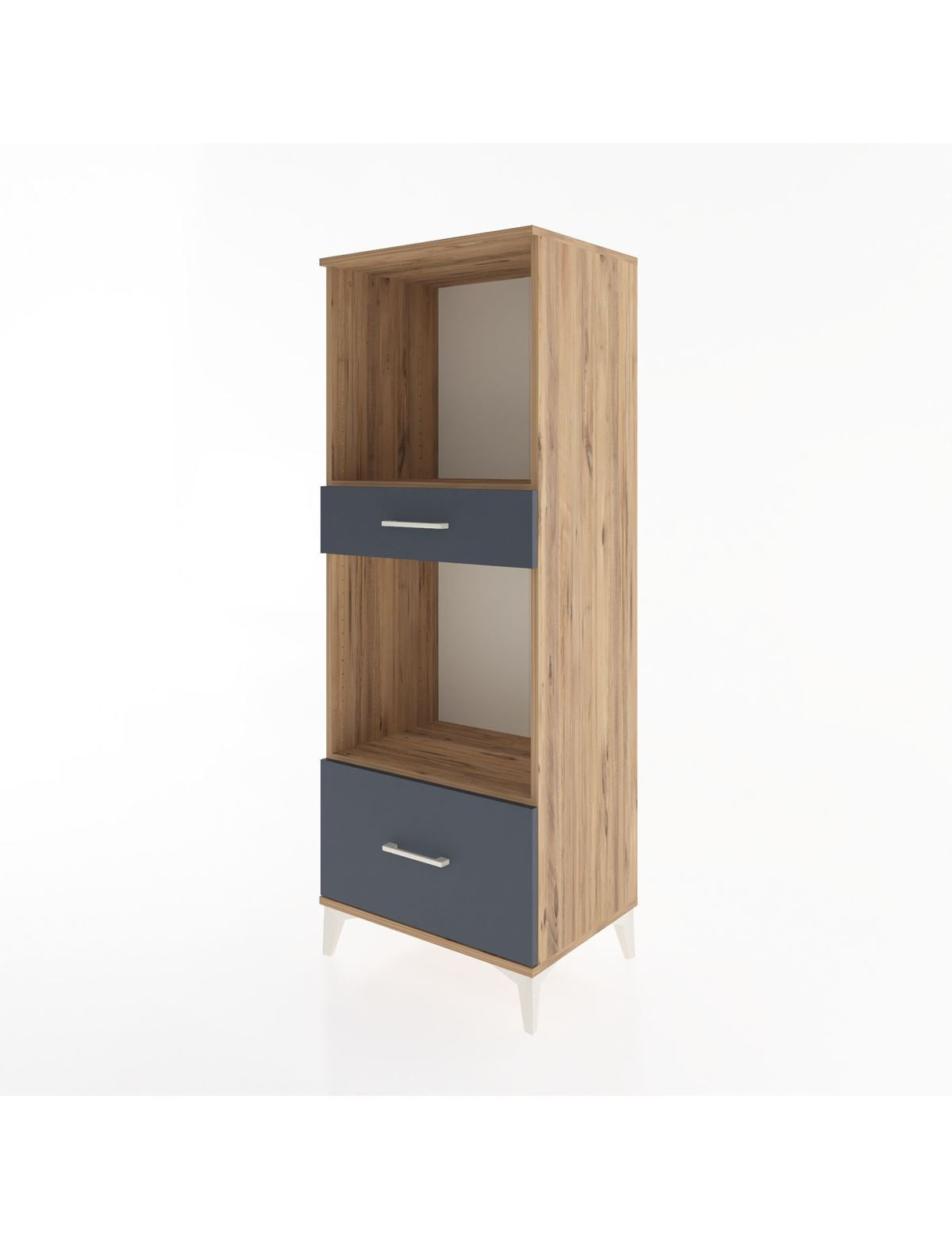 Hyperion Dolap 2 Raflı 2 Çekmeceli 60x44x163 - S53M018V8B