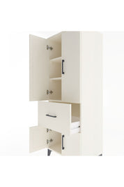 Hyperion Dolap 3 Raflı Tek Çekmeceli 4 Kapaklı 60x44x163 Aytaşı-Aytaşı