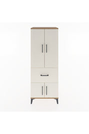 Hyperion Dolap 3 Raflı Tek Çekmeceli 4 Kapaklı 60x44x163 Çam-Aytaşı