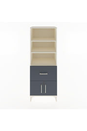 Hyperion Dolap 3 Raflı Tek Çekmeceli 2 Kapaklı 60x44x163 Aytaşı-Antrasit