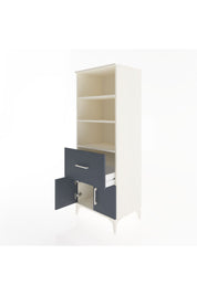 Hyperion Dolap 3 Raflı Tek Çekmeceli 2 Kapaklı 60x44x163 Aytaşı-Antrasit