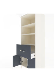 Hyperion Dolap 3 Raflı Tek Çekmeceli 2 Kapaklı 60x44x163 Aytaşı-Antrasit