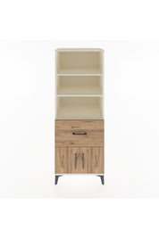 Hyperion Dolap 3 Raflı Tek Çekmeceli 2 Kapaklı 60x44x163 Aytaşı-Çam