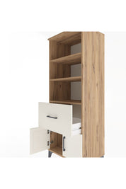 Hyperion Dolap 3 Raflı Tek Çekmeceli 2 Kapaklı 60x44x163 Çam-Aytaşı