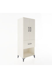 Hyperion Dolap 3 Raflı Tek Çekmeceli 2 Kapaklı 60x44x163 Aytaşı-Aytaşı