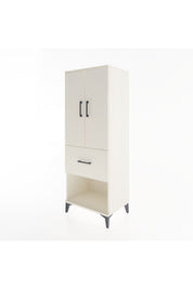 Hyperion Dolap 3 Raflı Tek Çekmeceli 2 Kapaklı 60x44x163 Aytaşı-Aytaşı