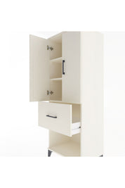 Hyperion Dolap 3 Raflı Tek Çekmeceli 2 Kapaklı 60x44x163 Aytaşı-Aytaşı