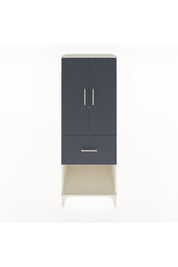 Hyperion Dolap 3 Raflı Tek Çekmeceli 2 Kapaklı 60x44x163 Aytaşı-Antrasit