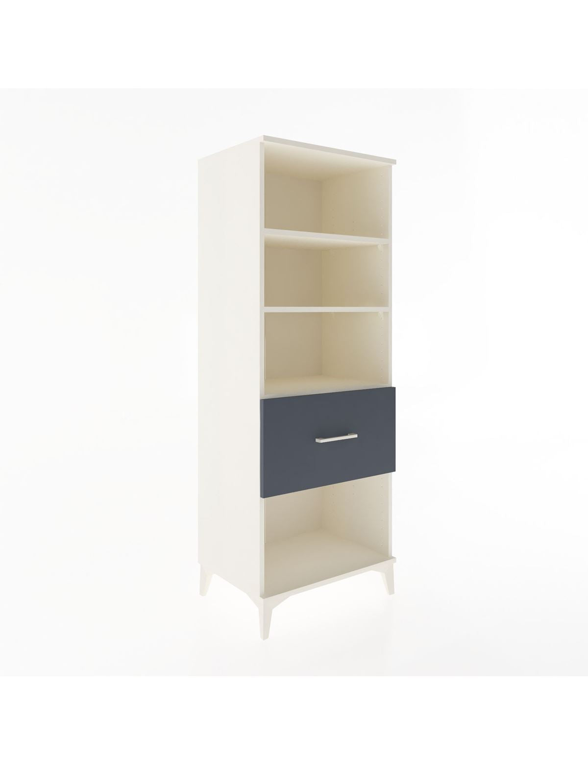 Hyperion Dolap 3 Raflı Tek Çekmeceli 60x44x163 Aytaşı-Antrasit