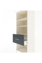 Hyperion Dolap 3 Raflı Tek Çekmeceli 60x44x163 Aytaşı-Antrasit