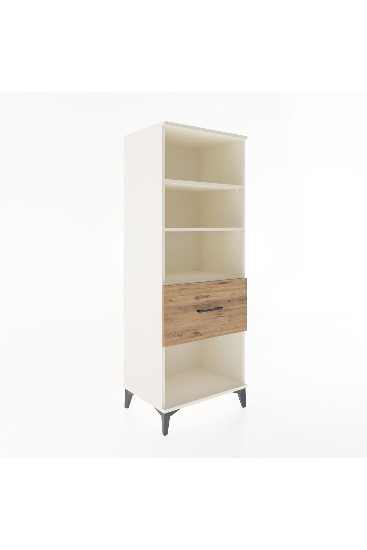 Hyperion Dolap 3 Raflı Tek Çekmeceli 60x44x163 Aytaşı-Çam