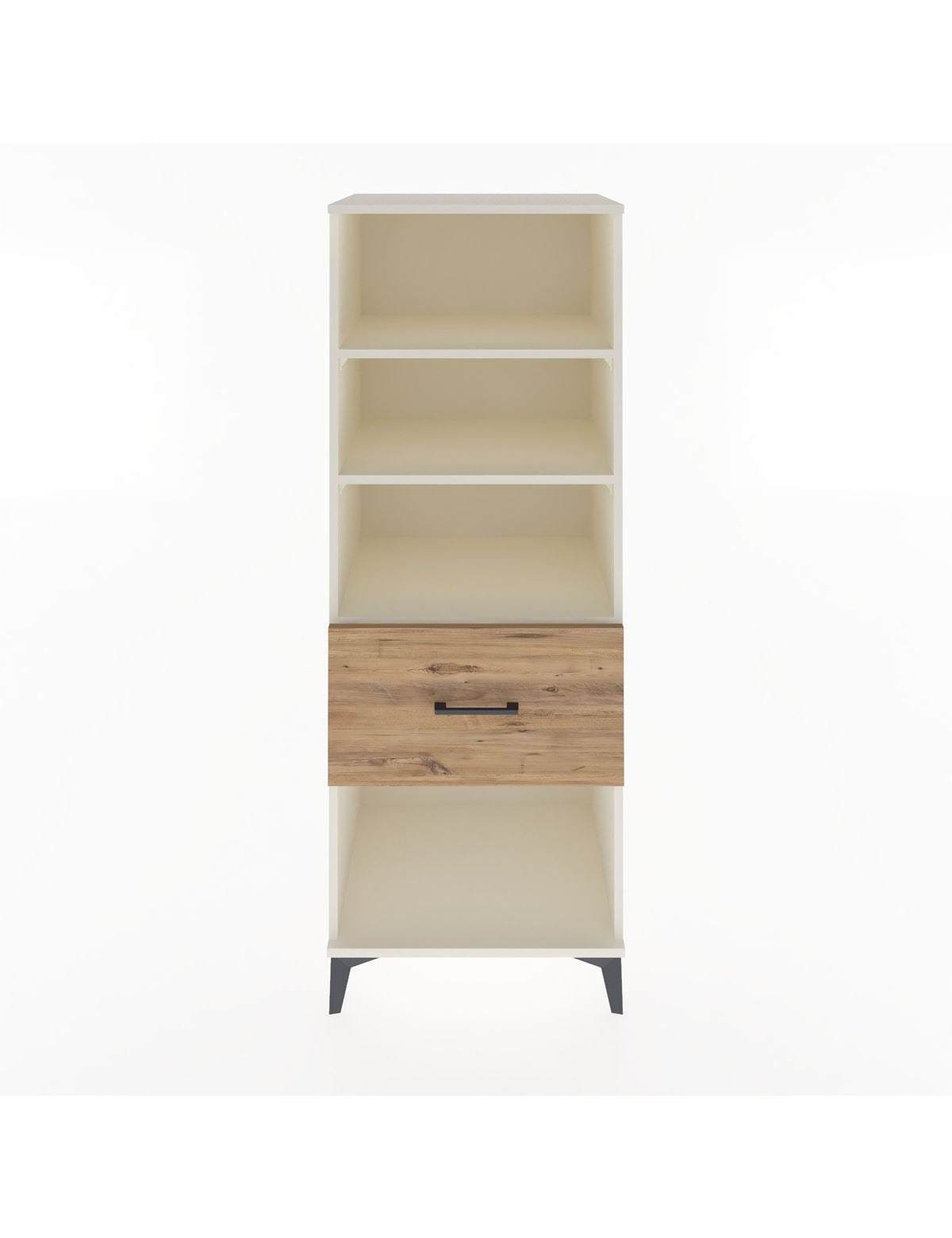 Hyperion Dolap 3 Raflı Tek Çekmeceli 60x44x163 Aytaşı-Çam