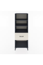 Hyperion Dolap 3 Raflı Tek Çekmeceli 60x44x163 Antrasit-Aytaşı