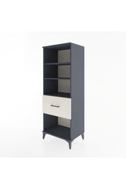 Hyperion Dolap 3 Raflı Tek Çekmeceli 60x44x163 Antrasit-Aytaşı