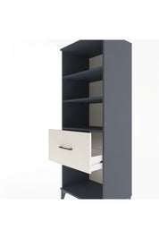 Hyperion Dolap 3 Raflı Tek Çekmeceli 60x44x163 Antrasit-Aytaşı