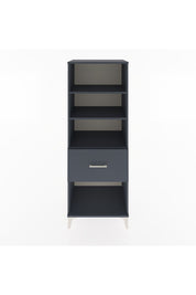 Hyperion Dolap 3 Raflı Tek Çekmeceli 60x44x163 Antrasit-Antrasit