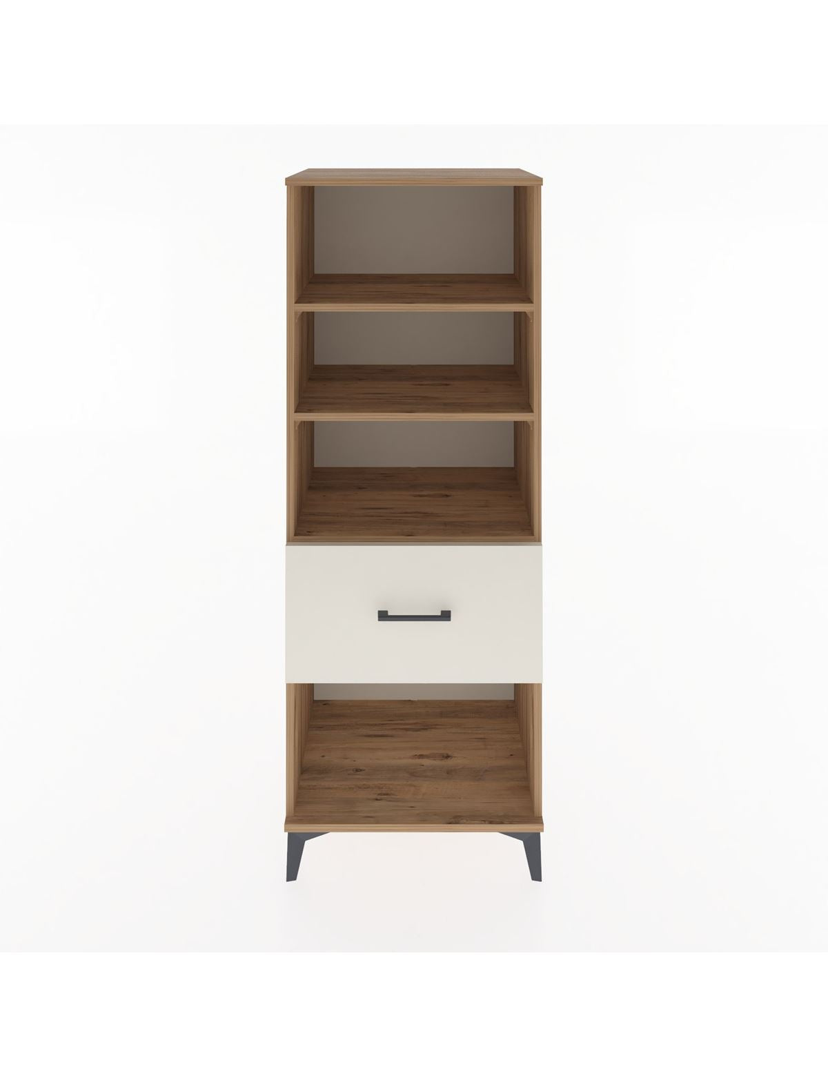 Hyperion Dolap 3 Raflı Tek Çekmeceli 60x44x163 Çam-Aytaşı