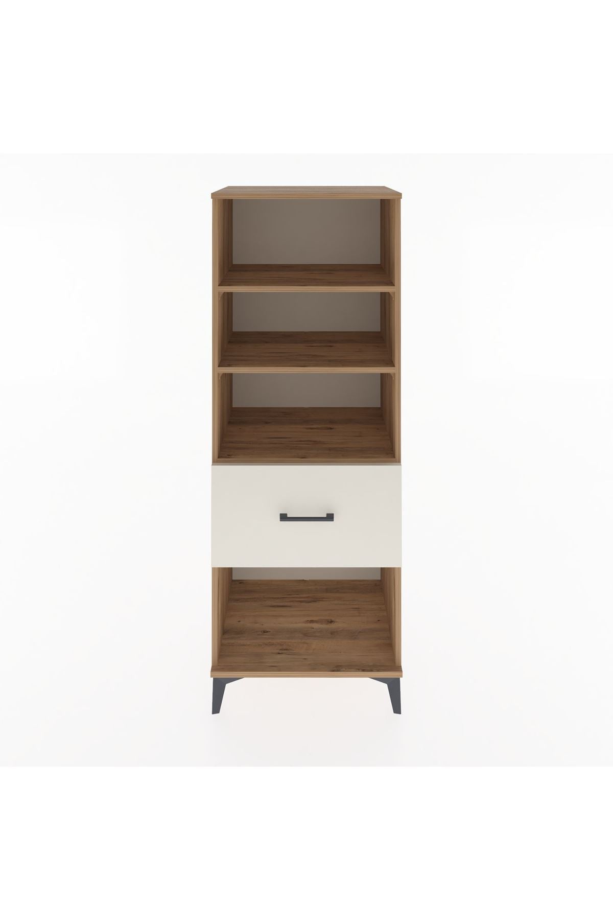 Hyperion Dolap 3 Raflı Tek Çekmeceli 60x44x163 Çam-Aytaşı