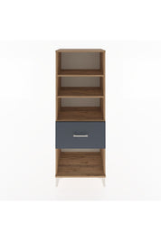 Hyperion Dolap 3 Raflı Tek Çekmeceli 60x44x163 Çam-Antrasit