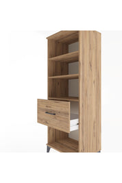 Hyperion Dolap 3 Raflı Tek Çekmeceli 60x44x163 Çam-Çam