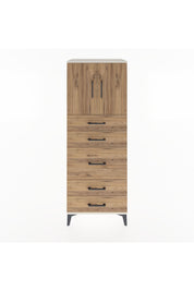 Hyperion Dolap 2 Raflı 5 Çekmeceli 2 Kapaklı 60x44x163 Aytaşı-Çam