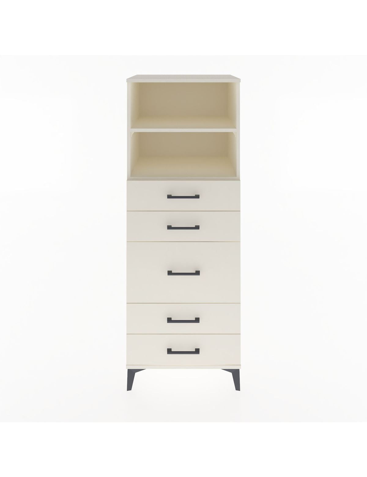 Hyperion Dolap 2 Raflı 5 Çekmeceli 60x44x163 Aytaşı-Aytaşı