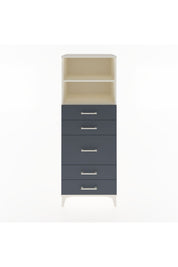 Hyperion Dolap 2 Raflı 5 Çekmeceli 60x44x163 Aytaşı-Antrasit