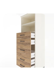 Hyperion Dolap 2 Raflı 5 Çekmeceli 60x44x163 Aytaşı-Çam