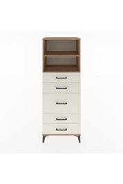 Hyperion Dolap 2 Raflı 5 Çekmeceli 60x44x163 Çam-Aytaşı