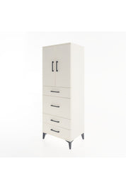 Hyperion Dolap 3 Raflı 4 Çekmeceli 2 Kapaklı 60x44x163 Aytaşı-Aytaşı