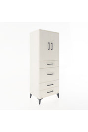 Hyperion Dolap 3 Raflı 4 Çekmeceli 2 Kapaklı 60x44x163 - S53M025V1B