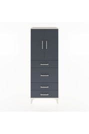 Hyperion Dolap 3 Raflı 4 Çekmeceli 2 Kapaklı 60x44x163 - S53M025V2B