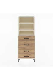 Hyperion Dolap 3 Raflı 4 Çekmeceli 60x44x163 Aytaşı-Çam