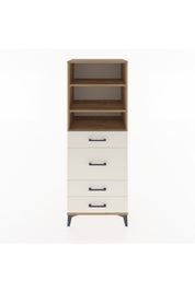 Hyperion Dolap 3 Raflı 4 Çekmeceli 60x44x163 Çam-Aytaşı