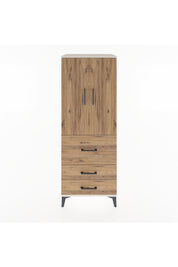 Hyperion Dolap 3 Raflı 3 Çekmeceli 2 Kapaklı 60x44x163 Aytaşı-Çam