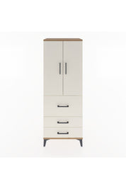 Hyperion Dolap 3 Raflı 3 Çekmeceli 2 Kapaklı 60x44x163 Çam-Aytaşı