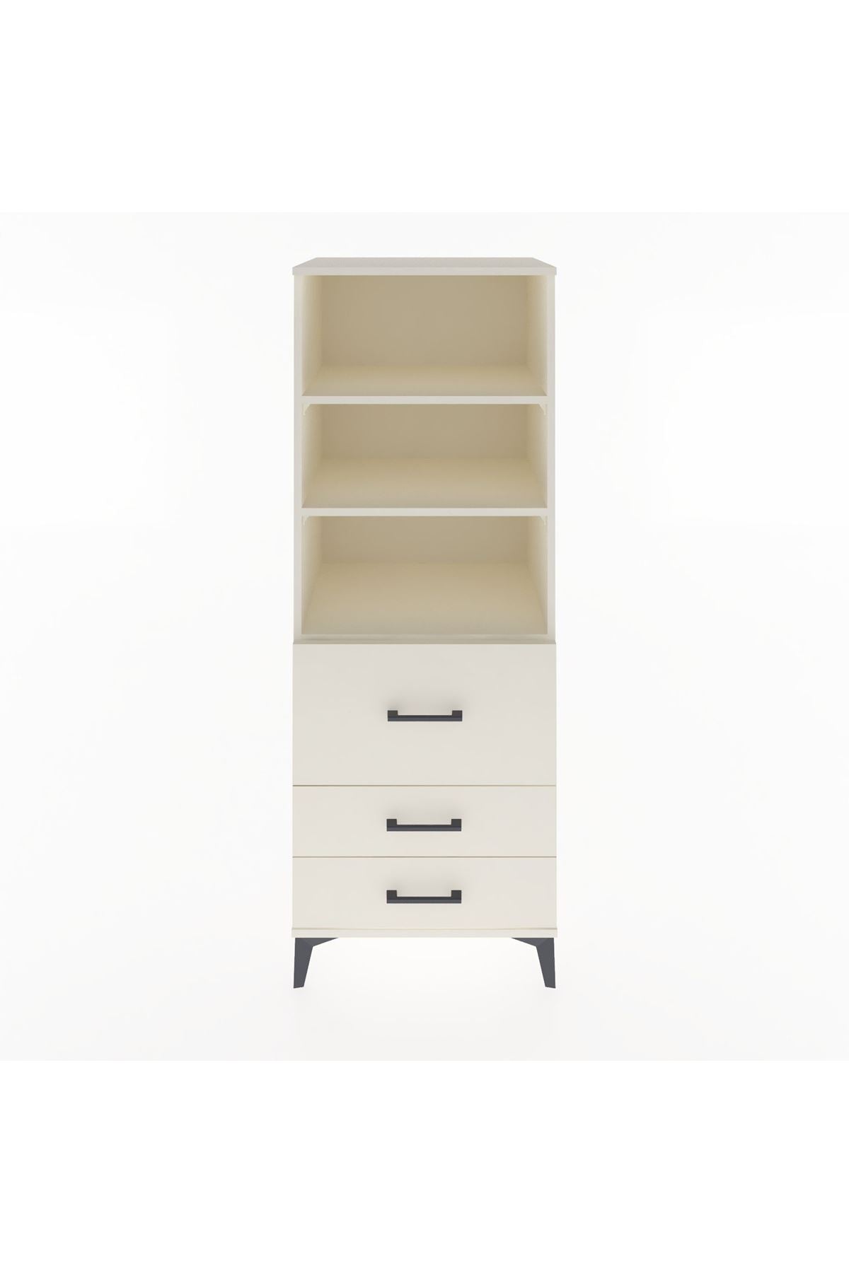 Hyperion Dolap 3 Raflı 3 Çekmeceli 60x44x163 Aytaşı-Aytaşı