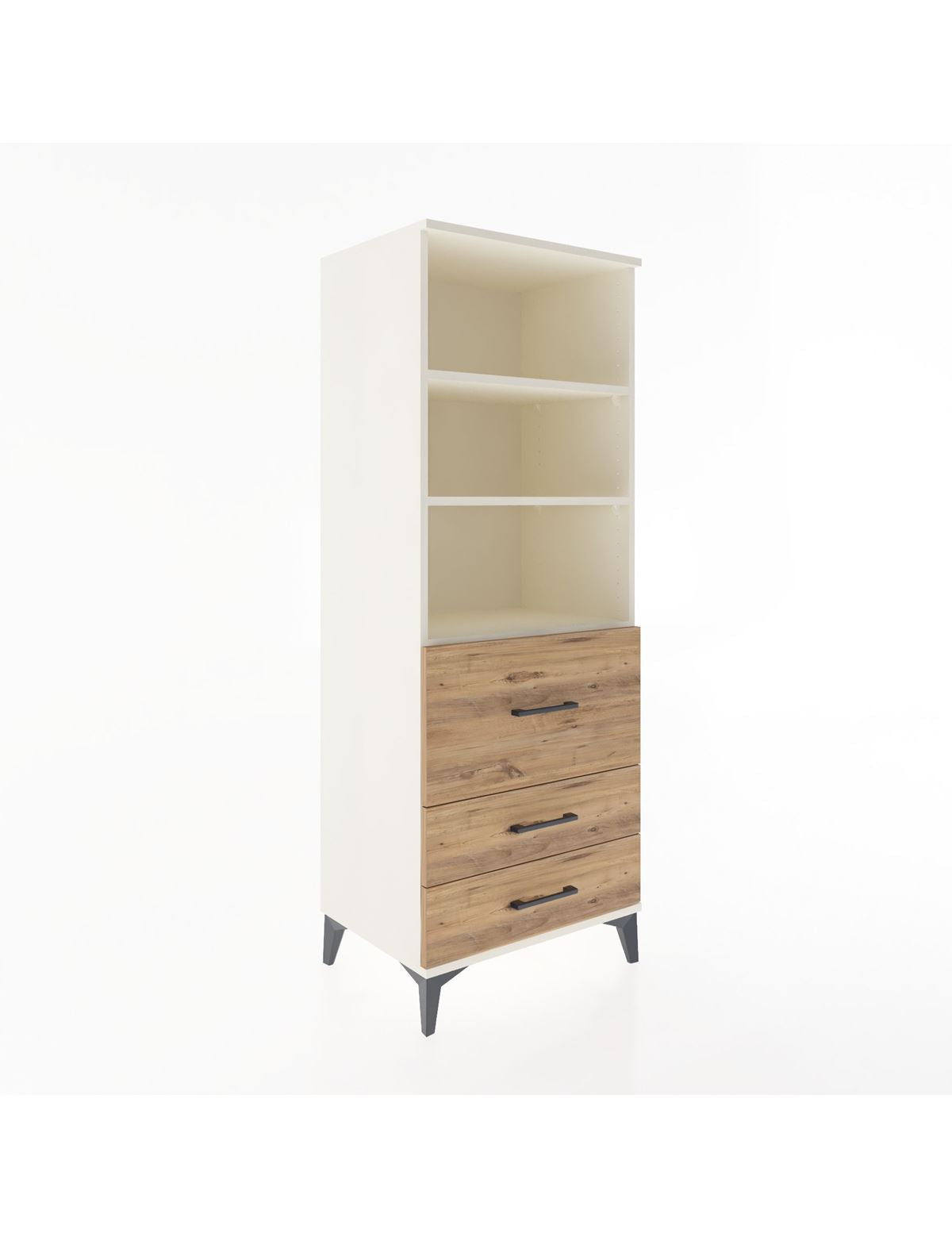 Hyperion Dolap 3 Raflı 3 Çekmeceli 60x44x163 Aytaşı-Çam