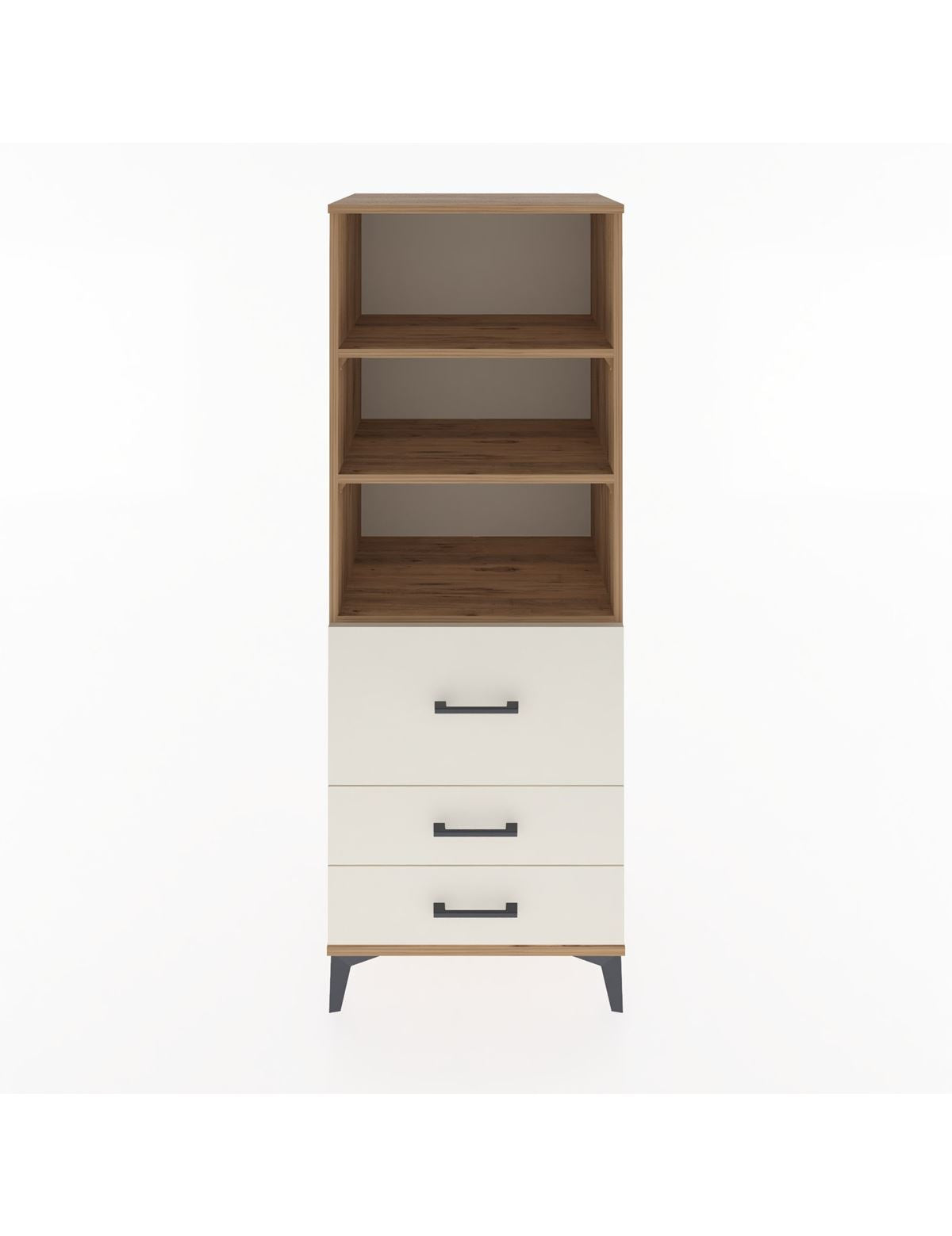 Hyperion Dolap 3 Raflı 3 Çekmeceli 60x44x163 Çam-Aytaşı