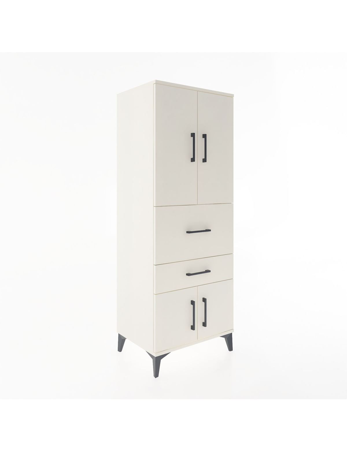 Hyperion Dolap 3 Raflı 2 Çekmeceli 4 Kapaklı 60x44x163 Aytaşı-Aytaşı