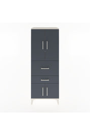 Hyperion Dolap 3 Raflı 2 Çekmeceli 4 Kapaklı 60x44x163 Aytaşı-Antrasit