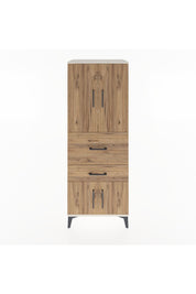 Hyperion Dolap 3 Raflı 2 Çekmeceli 4 Kapaklı 60x44x163 Aytaşı-Çam