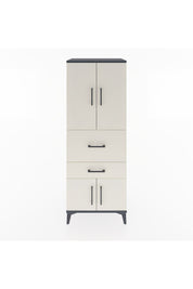 Hyperion Dolap 3 Raflı 2 Çekmeceli 4 Kapaklı 60x44x163 Antrasit-Aytaşı