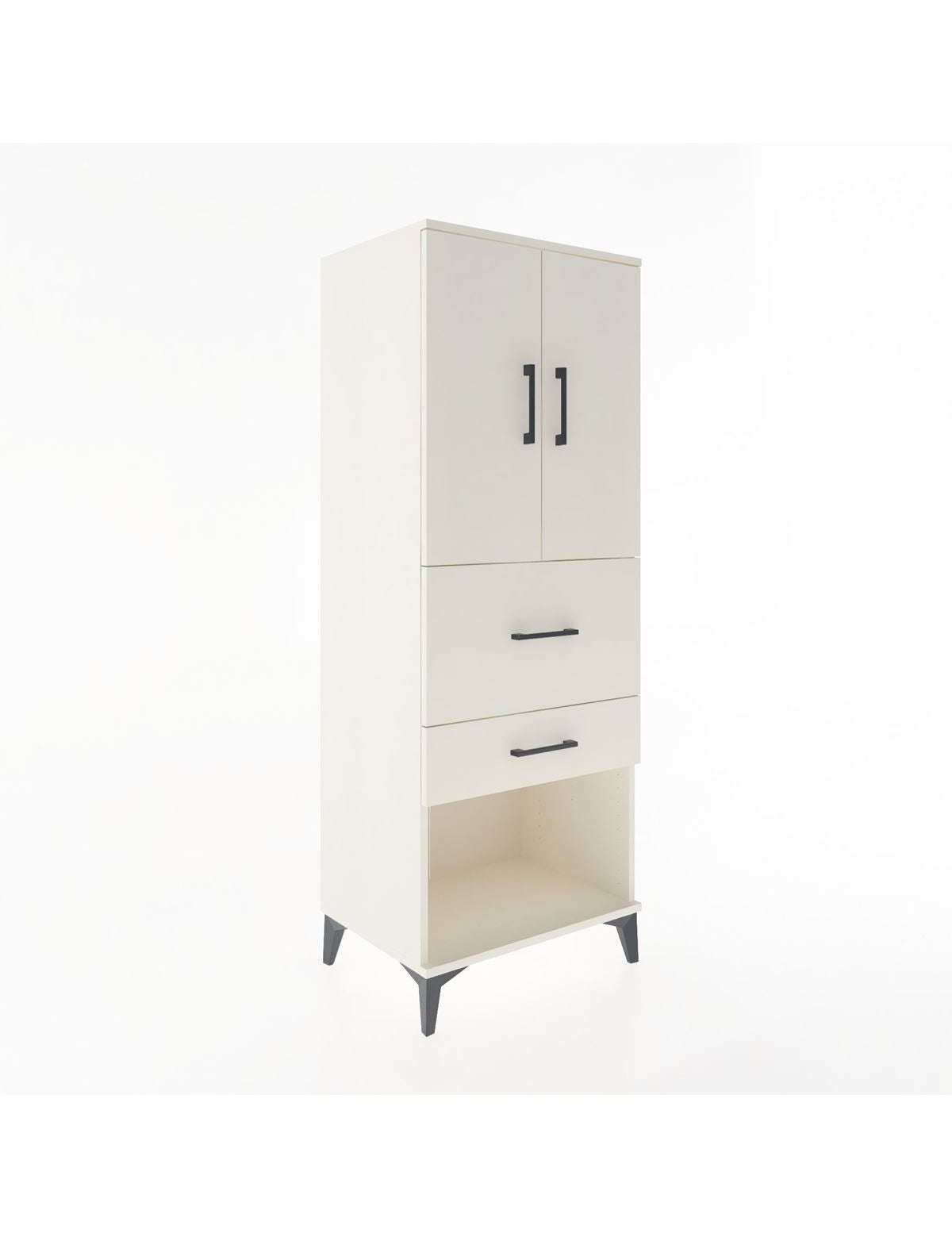 Hyperion Dolap 3 Raflı 2 Çekmeceli 2 Kapaklı 60x44x163 Aytaşı-Aytaşı