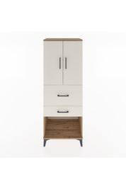 Hyperion Dolap 3 Raflı 2 Çekmeceli 2 Kapaklı 60x44x163 Çam-Aytaşı