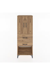 Hyperion Dolap 3 Raflı 2 Çekmeceli 2 Kapaklı 60x44x163