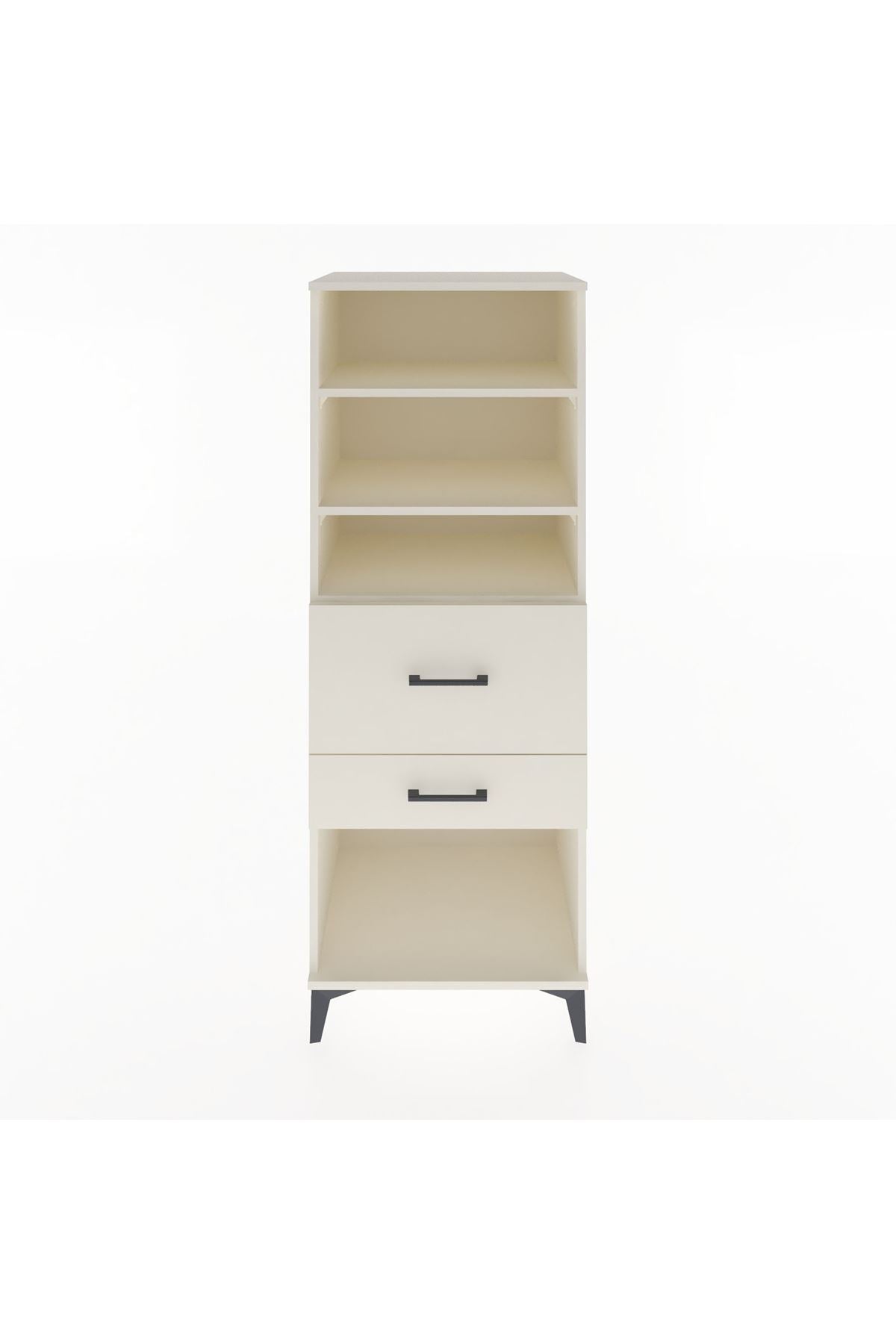 Hyperion Dolap 3 Raflı 2 Çekmeceli 60x44x163 Aytaşı-Aytaşı