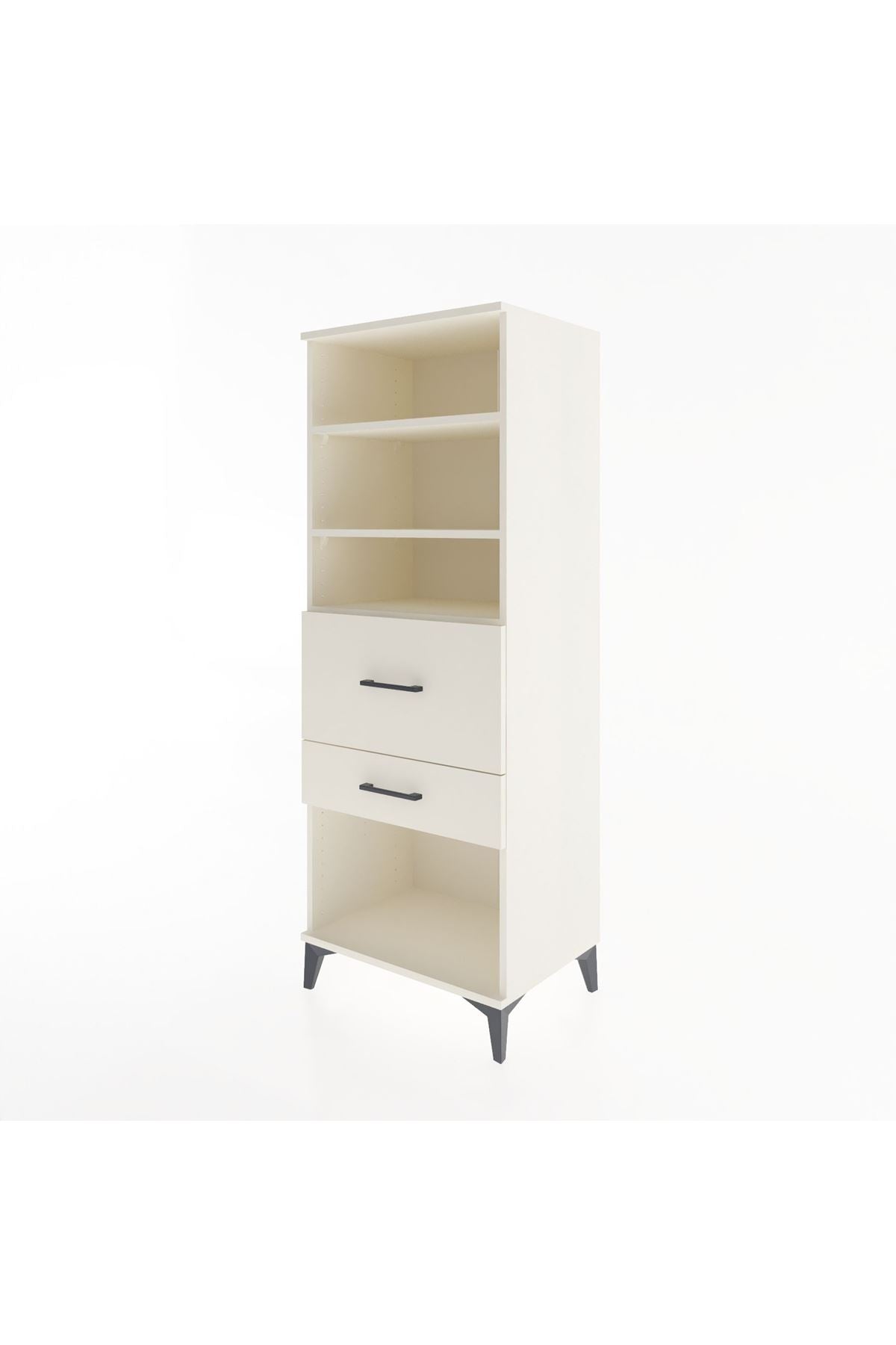 Hyperion Dolap 3 Raflı 2 Çekmeceli 60x44x163 Aytaşı-Aytaşı