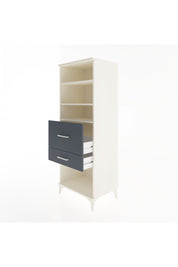 Hyperion Dolap 3 Raflı 2 Çekmeceli 60x44x163 Aytaşı-Antrasit