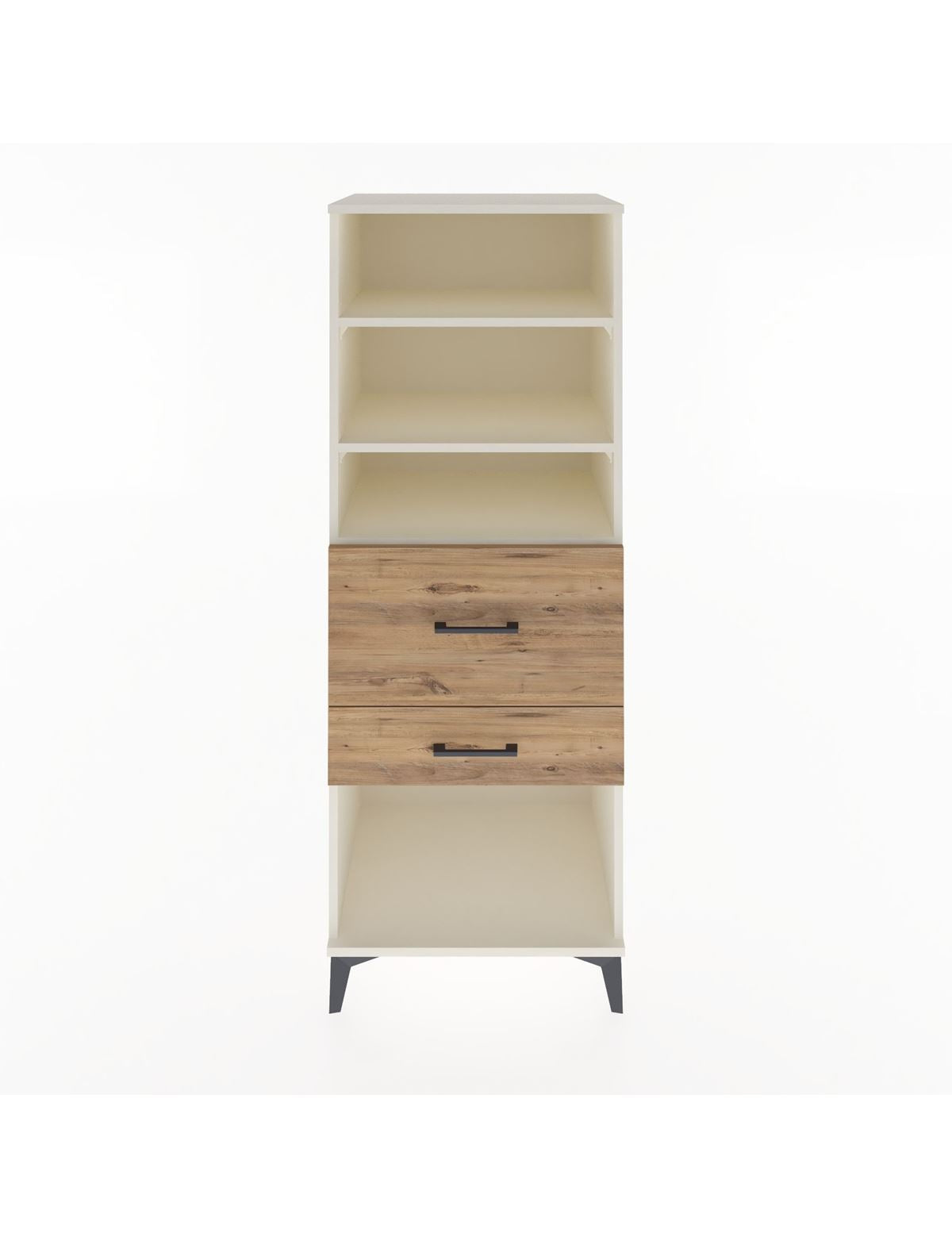 Hyperion Dolap 3 Raflı 2 Çekmeceli 60x44x163 Aytaşı-Çam